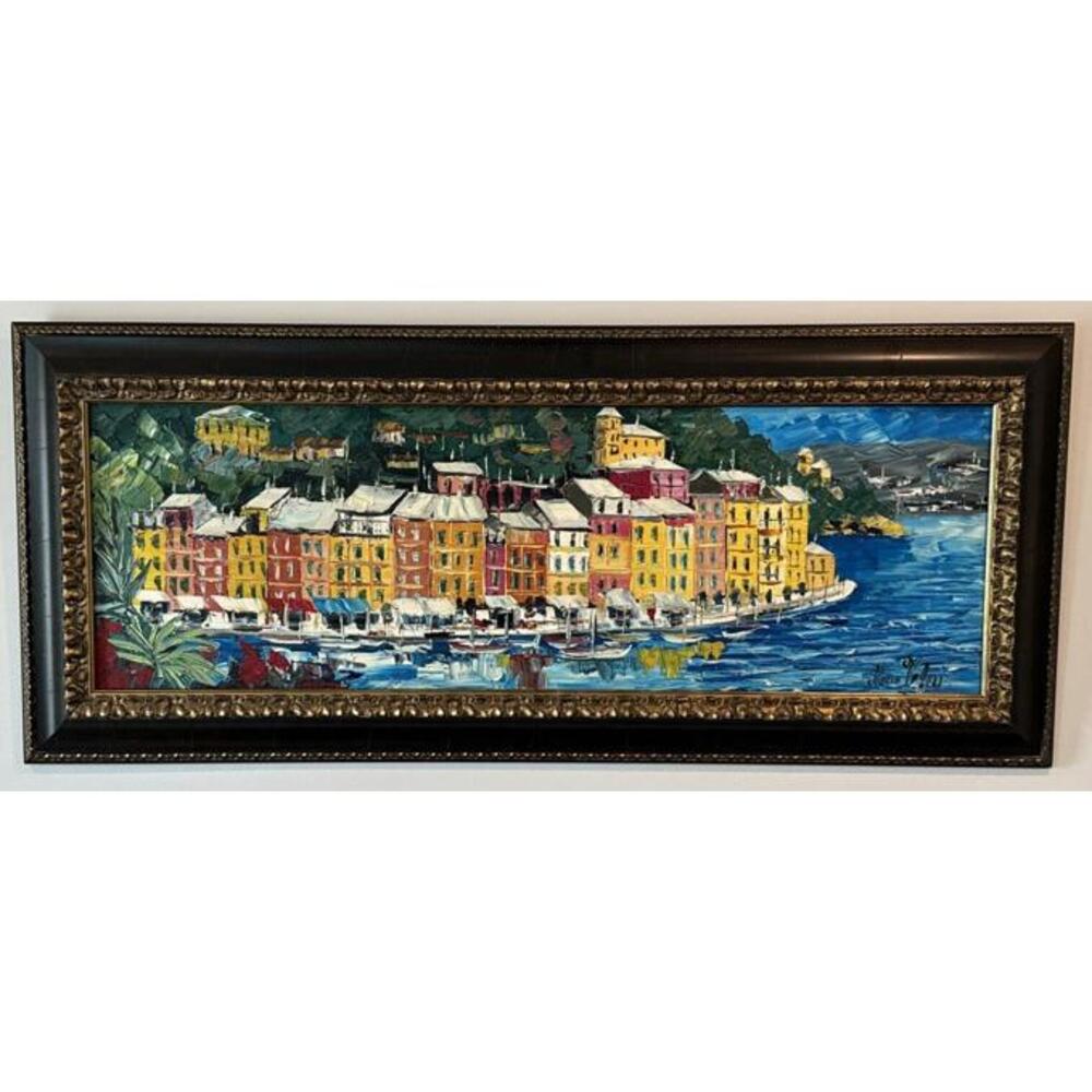 Marco Valeri Painting Fine Art 2003 Original Signed Oil Palette knife on canvas.